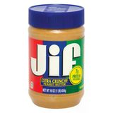 Jif Extra Crunchy Yer Fıstığı Ezmesi 454 G (6'Li Paket)