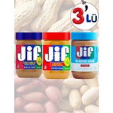 Jif Fıstık Ezmesi Seti - Extra Crunchy 454G & Creamy 454G & No Added Sugar Şekersiz 440G 3'lü Paket - 1,3 kg