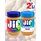 Jif Fıstık Ezmesi Seti - Extra Crunchy 454G & No Added Sugar Şekersiz 440G 2'li Paket - 880 gr
