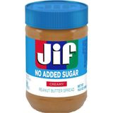 Jif No Added Sugar Yer Fıstığı Ezmesi 440 G (4'Li Paket)