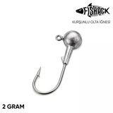 Jighead - Zoka - Kurşunlu Olta İğnesi - Gümüş - 2 Gr