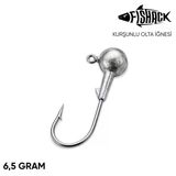 Jighead - Zoka - Kurşunlu Olta İğnesi - Gümüş - 6.5 Gr