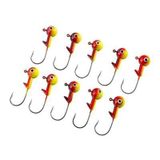 Jighead - Zoka - Kurşunlu Olta İğnesi - (Xh-A 02) - Sarı Kır. - 21 Gr - 10 Adet