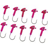 Jighead - Zoka - Kurşunlu Olta İğnesi - (Xh-A 06) - Pembe - 7 Gr - 10 Adet
