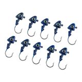 Jighead - Zoka - Kurşunlu Olta İğnesi - (Xh-A 07) - Mavi - 10 Gr - 10 Adet