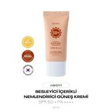 Jigott Salyangoz Özü Filtratı İçeren Nemlendirici Güneş Kremi Doris Black Snail Sunscreen SPF 50