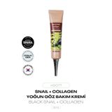 Jigott Siyah Salyangoz ve Kolajen İçeren Göz Kremi Black Snail Collagen Eye Cream