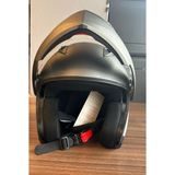 Jikeai Çene Açılır Kask - Parlak Gri