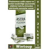 #Jilet Profesyonel Keskin Paslanmaz Çelik Berber Erkek Bakım Tıraş Bıçağı Yeşil Jilet 20'Li Paket