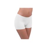 Jilly Jo 835 Kadın Şort Boxer Korse, Beyaz, L/XL Beden, Pamuk Polyester Karışımı