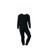 Jilly Jo Çocuk Termal Takım, Uzun Kollu Termal Body Tayt, Unisex, Siyah, 3-4 Yaş