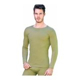 Jilly Jo Erkek Kışlık Termal Uzunkol Fanila Atlet, Yeşil, XL Beden