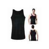 Jilly Jo Erkek Korse Atlet, Vücut Şekillendirici, Göğüs Toparlayıcı, Siyah, XL