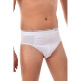 Jilly Jo Erkek Slip Külotu, Beyaz, 3 Adet Set, Elit Likralı Kemerli, 2XL Beden Elit Likralı Kemerli Elastan Slip 1351