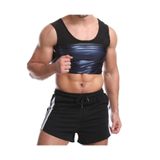 Jilly Jo Erkek Termal Sauna Atlet, Siyah, S/M Beden