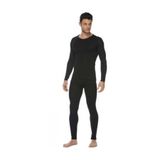 Jilly Jo Erkek Termal Takım,%65 Polyester%30 Viskon%5 Likra, Siyah, L Beden, Termal Çorap Hediyeli