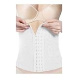 Jilly Jo Kadın Beyaz Agraflı Bel Korse Sıkılaştırıcı, L/XL Beden, Pamuk Polyester Karışım