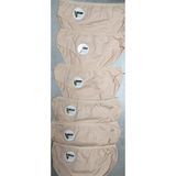 Jilly Jo Kadın Bikini Bel Külot, Modal, 3'lü Set, Ten Rengi, 2XL Beden 1850 Modal