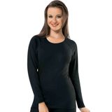 Jilly Jo Kadın Termal Üst, Termal İçlik, Siyah, L/XL Beden