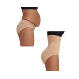 Jilly Jo Kadın Yüksek Bel Külot Korse, Popo Toparlayıcı, Göbek Bel Korse, Bej, S/M