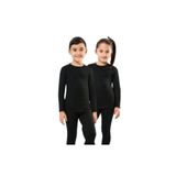 Jilly Jo Unisex Çocuk Termal İçlik Body, Siyah, 3-4 Yaş