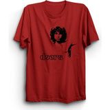 Jim Morrison, The Doors, Legend, Rock Metal Tişört - XS - Kırmızı