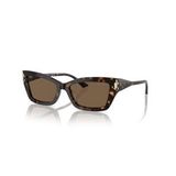Jimmy Choo 5011U 500273 55-17 Leopar Kadın Güneş Gözlüğü