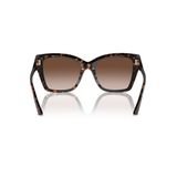 JIMMY CHOO JC 5012 500213 Havana Plastik Kare Güneş Gözlüğü Kahverengi Gradyan Lens