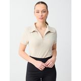 Jimmy Key Taş Dar Kesim Kısa Kollu Polo Yaka Örme Bluz - XL