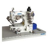 Jin F1C-H356-SM Direct Drive, Elektronik, Burunlu, Regula Biçakli Manyetik Iplik Kesmeli Ve Kendinden Vakum Motorlu, Ayak Kaldirmali, Soldan Bıçaklı Reçme Makinasi