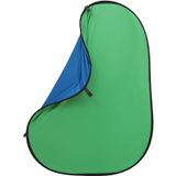 Jinbei 1.5 x 2 m Chromakey Yeşil Mavi 2 in 1 Kumaş Katlanabilir Arka Plan