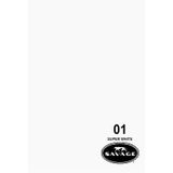 Jinbei 2,72 x 11 m Süper White Savage Kağıt Fon