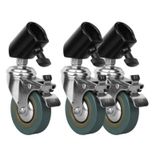 Jinbei C-25 mm Caster Kit 3'lü Işık Standı Tekerleği