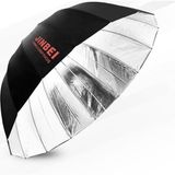Jinbei Deep Focus 105 cm Siyah & Gümüş Şemsiye