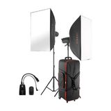 JINBEI DPE- 600w/s Kit 2 li Paraflaş Set