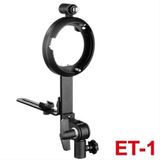 Jinbei ET-1 Taşınabilir Tepe Flaş Taşıyıcı Adaptörü Komütatör