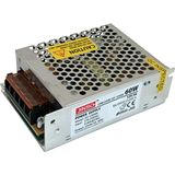 Jinbo 60W 12V 5A IP20 Metal Kasa Iç Mekan Şerit LED Trafo – 3 Yıl Garanti (JLV-12060K)
