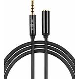 Jinghua 3.5mm Aux Ses Uzatma Kablosu 3 Metre, Erkek Dişi Stereo Jack Kablo, Telefon Tablet Tv Bilgisayar Kulaklık Hoparlör Araç Ses Sistemi Uyumlu, Altın Kaplama Tak Çalıştır A130H
