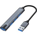 Jinghua 4 Port USB Çoklayıcı Hub, USB 2.0 ve USB 3.0 Destekli Otg Adaptör, Telefon Tablet Laptop Pc Uyumlu, Klavye Mouse USB Bellek Hard Disk Için 480MBPS Tak Çalıştır N802