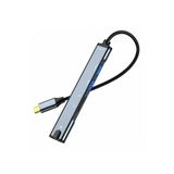 Jinghua Type-C Çok Fonksiyonlu Hub Adaptör, USB 2.0 Tf Sd Kart Okuyucu ve 3.5mm Ses Girişli Otg Çevirici, Telefon Tablet Uyumlu, Klavye Mouse USB Bellek Için N806A