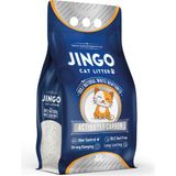 Jingo Aktif Karbonlu Topaklanan Kedi Kumu 10 Lt Tozsuz ve Kokusuz Özelliğiyle Konforlu Kullanım