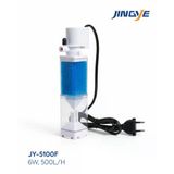 Jingye Jy-5100F Beyaz Şeffaf Gövdeli Akvaryum İç Filtresi 6W 500L/H - Modern Ve Sessiz Filtrasyon