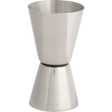 Jingyi Kokteyl Jigger, 20/40 ml Paslanmaz Çelik Kokteyl Jigger Çift Kafa Ölçüm Kabı Ons Alkol