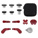 JINMGAHL for Elite Series 2 Thumbsticks, D-Pads, Paddles Trigger Buttons Replacement with Tools for Xbox One Elite Series 2 Controller Model1797 -Red