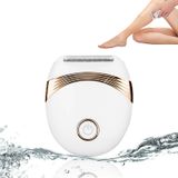 Jinoch Kadınlar için taşınabilir elektrikli tıraş makinesi bikini düzeltici, yüz için cilt epilatörü, kadınlar için epilatör, silah, bacaklar, yüz, koltuk altı için ıslak ve kuru tüy alma cihazı (beyaz)