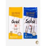 Jinshahe Oval Soba Eriştesi + Soba Noodle 2 x 500 G