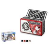 JIOC H532UTS Nostaljik FM Radyo USB TF Solar Şarjlı El Fenerli Kamp Hoparlörü