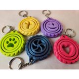 Jiroskopik Dönen Halka Anahtarlık – 3D Baskılı Fidget Oyuncağı