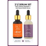 Jiyu 2'li Cilt Bakım Serumları (%20 C Vitamini Serum + Leke Karşıtı Arbutin Serum) 2 x 30 ml