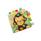 Jjovce 3 Boyutlu Bez Bebek Kitabı Kumaş Dazzle Montessori Maymun